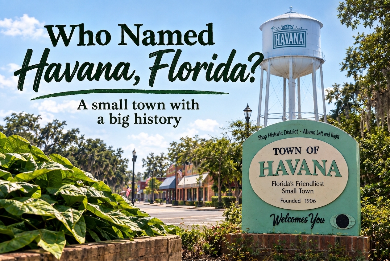 Who Named Havana, Florida?